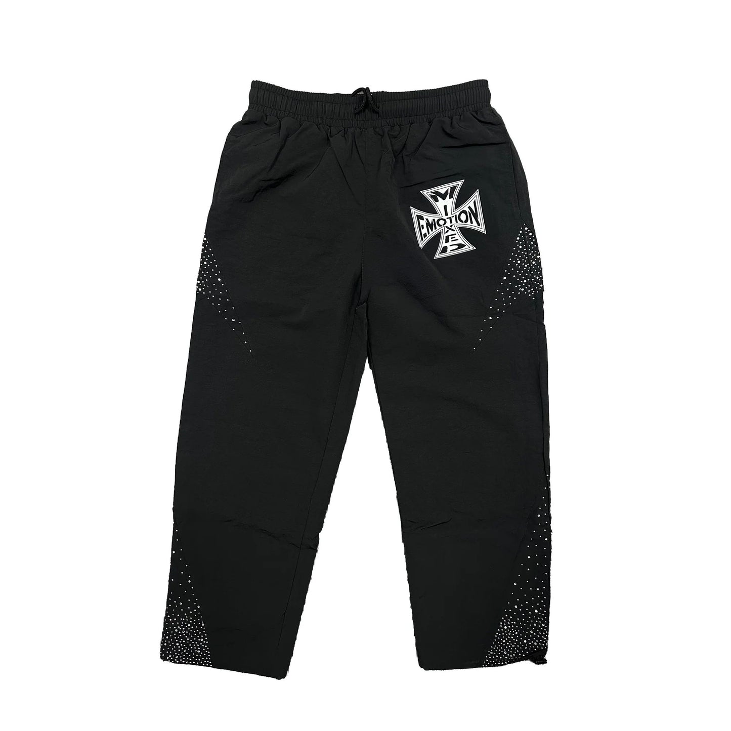 Black nylon pants
