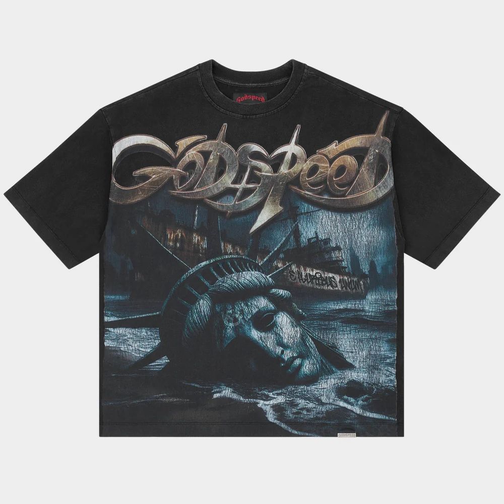 Godspeed Liberty Ruins Tee black T shirt