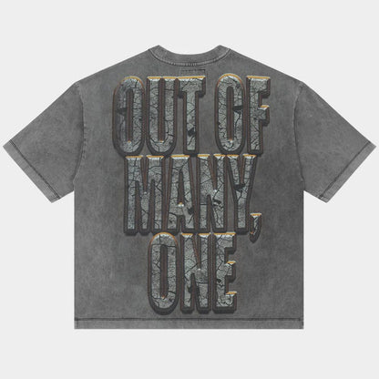 Godspeed Liberty Ruins Tee Grey T shirt