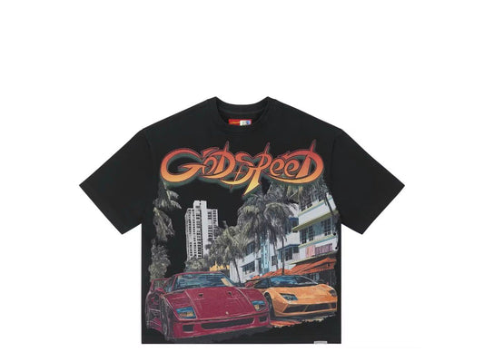 Godspeed SOUTH BEACH DRIVE T-SHIRT (BLACK)