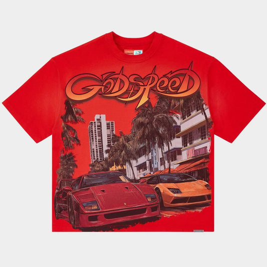 Godspeed South Beach Drive Miami Red