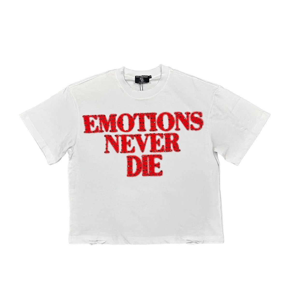 Red end rhinestone