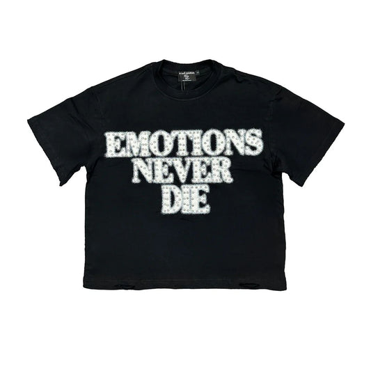 Black end rhinestone