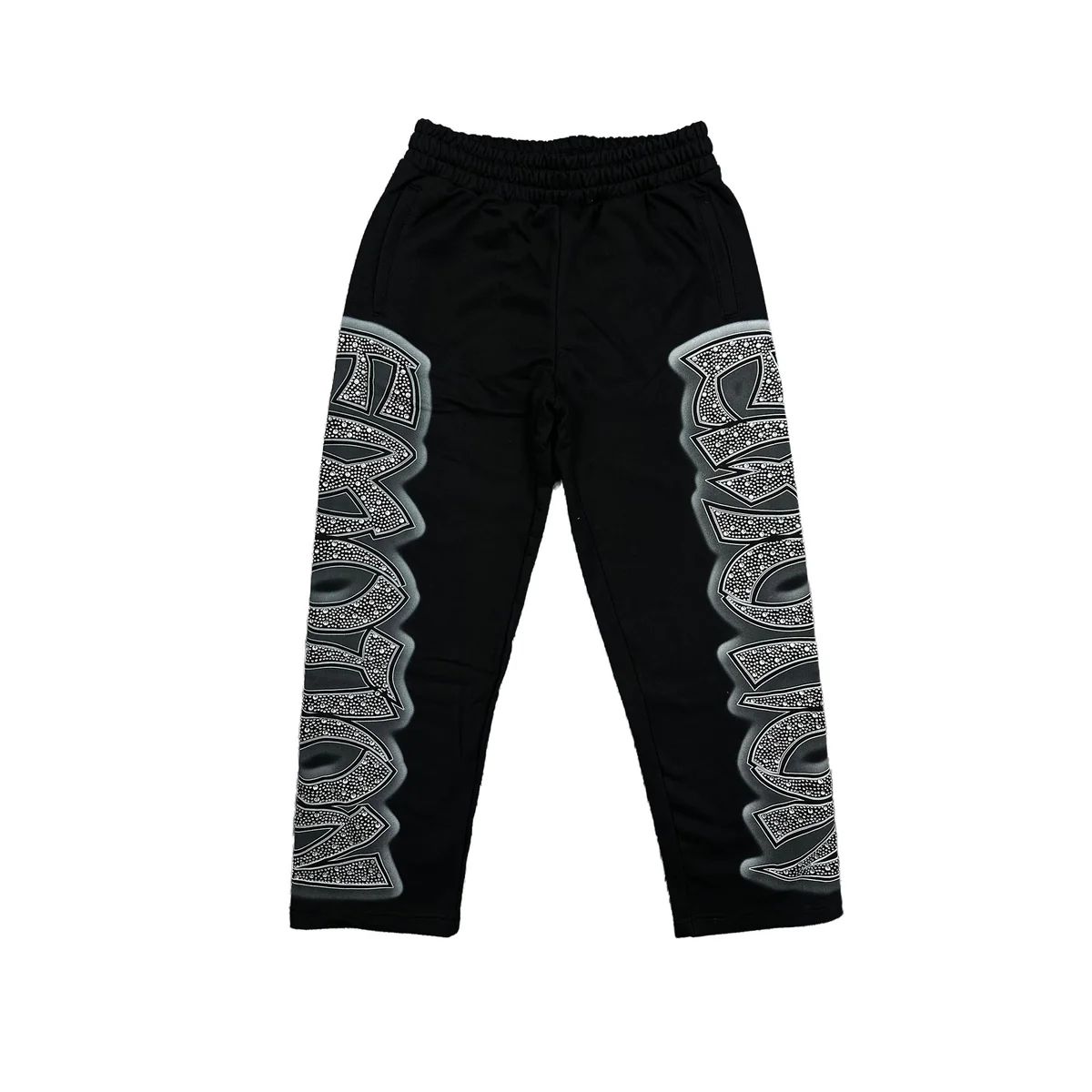 Midnight rhinestone sweatpants