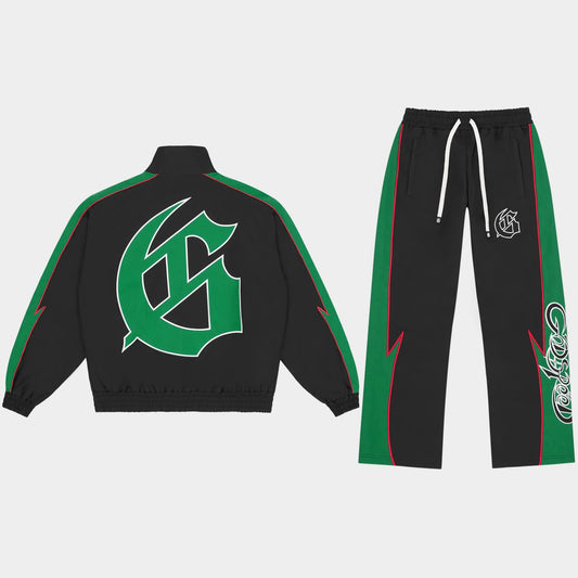 Godspeed GT tracksuit SET(black/green/red)