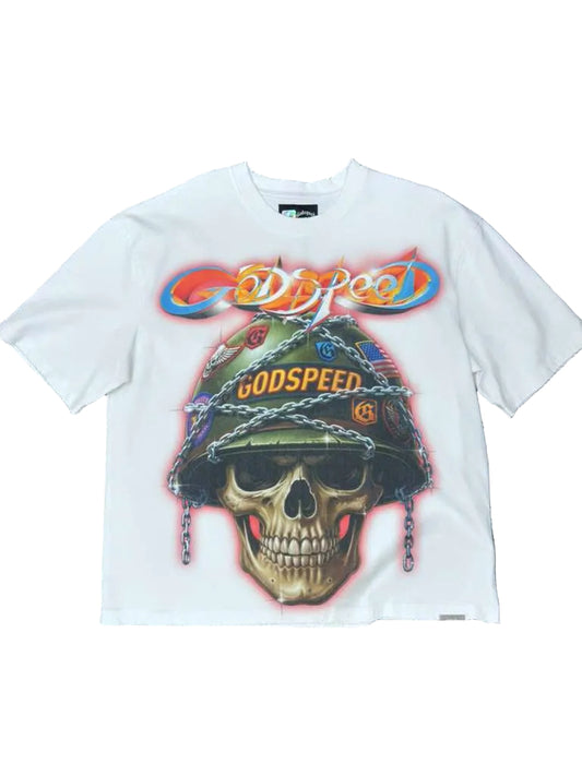 Godspeed Badges Of Honor T shirt Snow