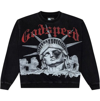 Godspeed R.O.M.E Sweatshirt 'Black Wash'