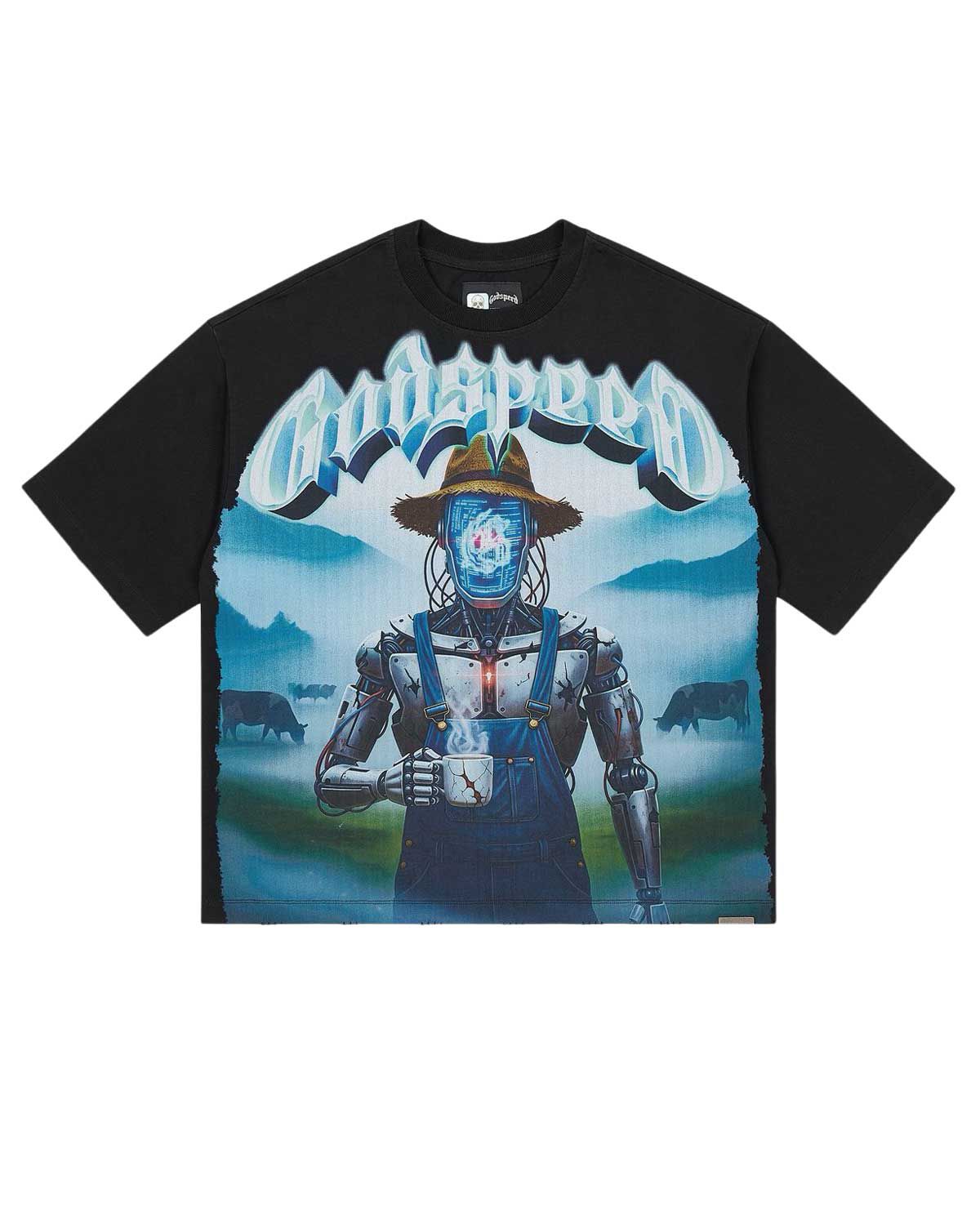 Godspeed Aura Farm T shirt Black