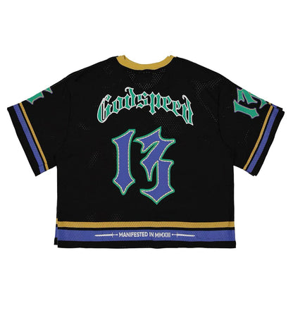 Godspeed new york first down jersey black/yelow/blue