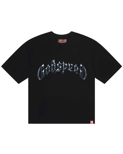 Godspeed New Age Logo T-Shirt  ‘Black Wash’
