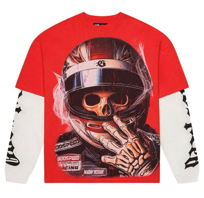 Godspeed Mens F1 World Cup Crew Neck T-Shirt Red