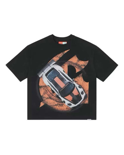 GODSPEED TRACK MODE MIAMI SUPERRUN BOOM T-SHIRT - BLACK