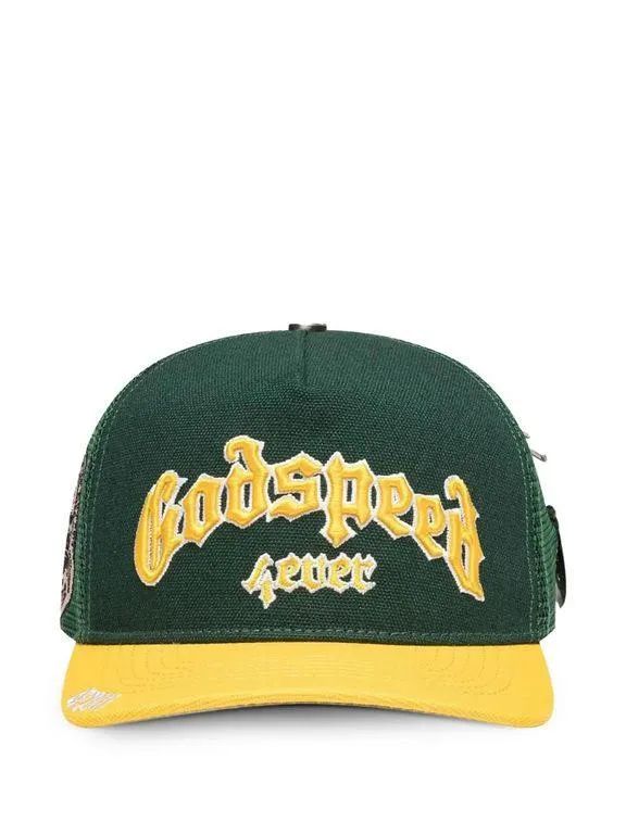 Godspeed Forever Trucker Hat 'Green Yellow'