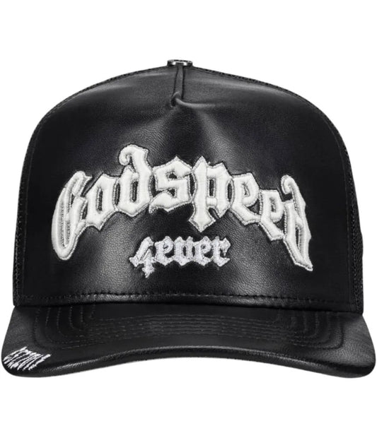 Godspeed GS FOREVER PREMIUM LEATHER TRUCKER HAT