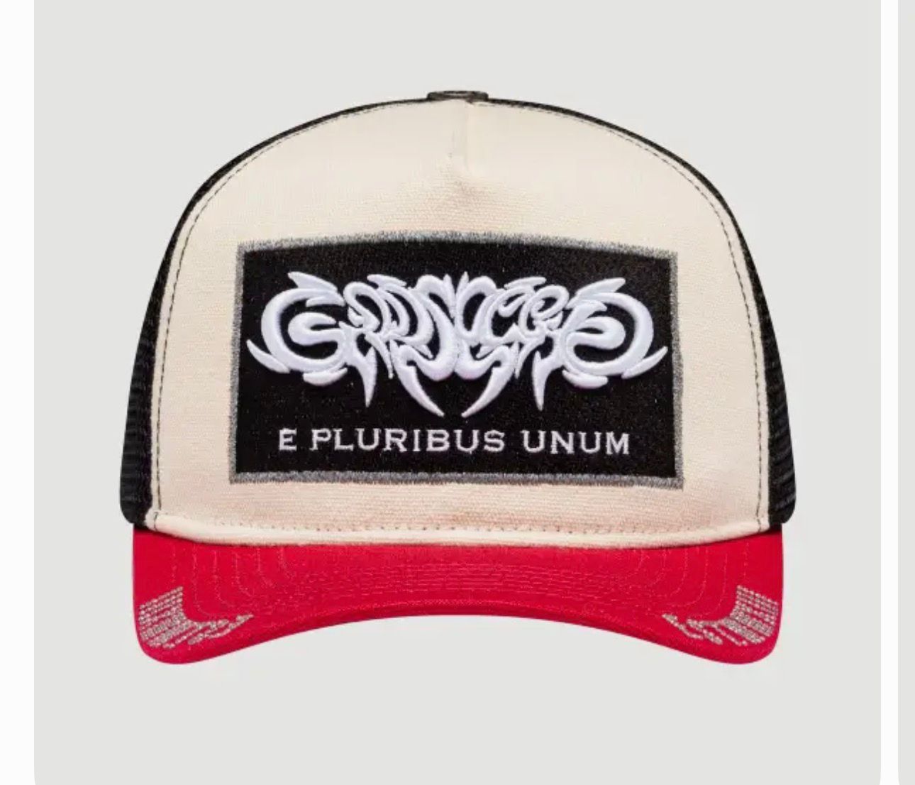 Godspeed gs e pluribus trucker cap white/red