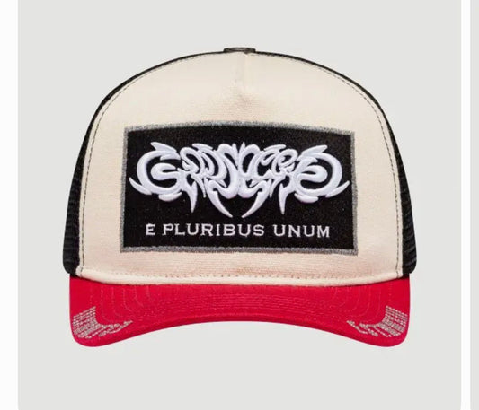 Godspeed gs e pluribus trucker cap white/red