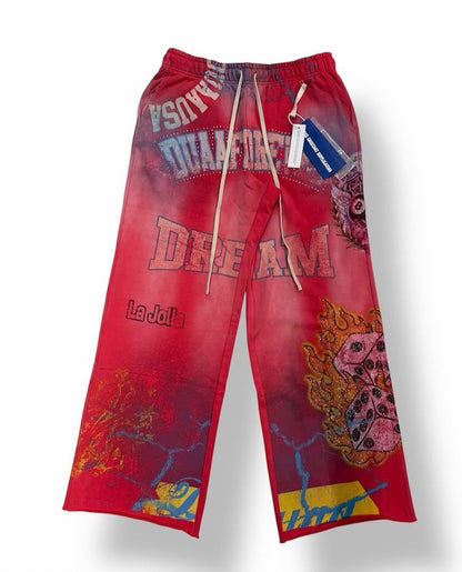 Duaa sweatpants red