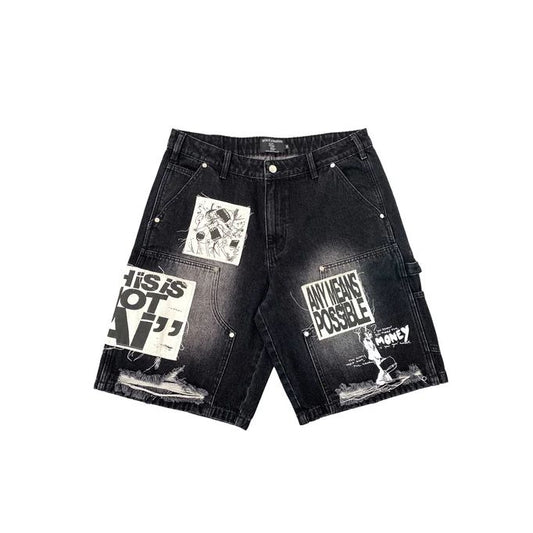 Mixed emotions Jeans shorts